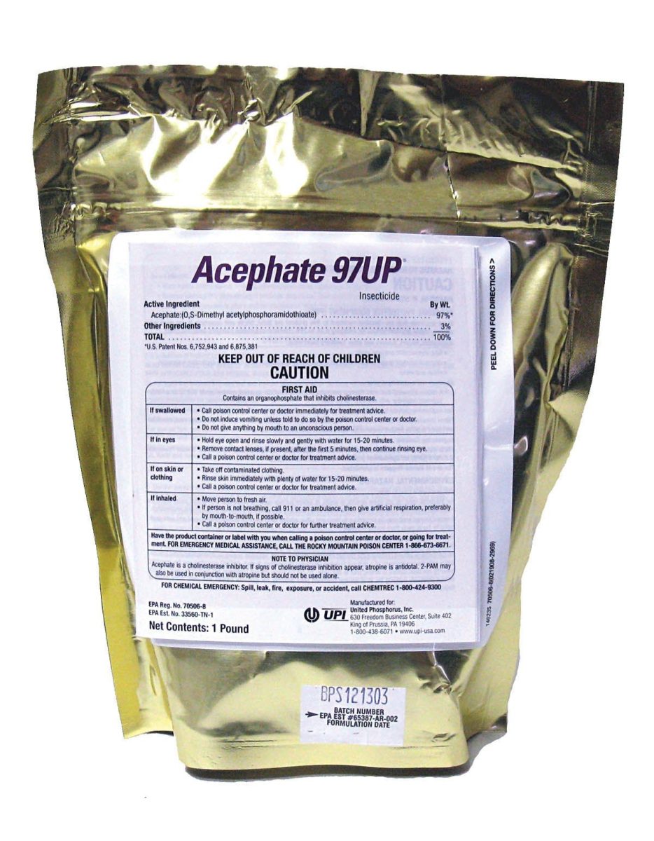 Hoạt chất Acephate được dùng trong lĩnh vực điều chế thuốc bảo vệ thực vật