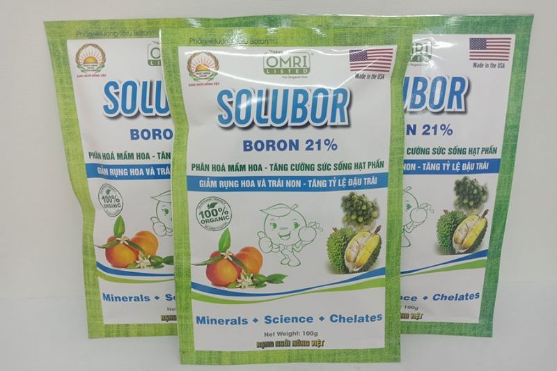 Solubor dòng sản phẩm kích thích nhanh sự phát triển cho cây trồng